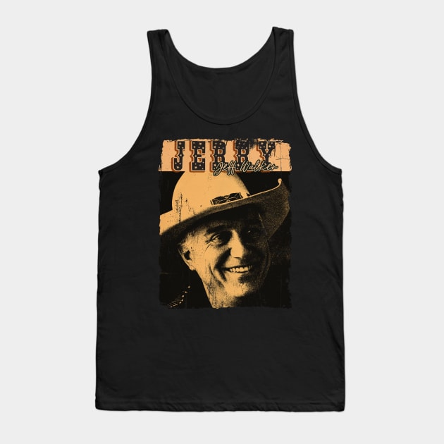 Art Drawing _ Jerry Jeff Walker vintage Tank Top by freshtext Apparel10